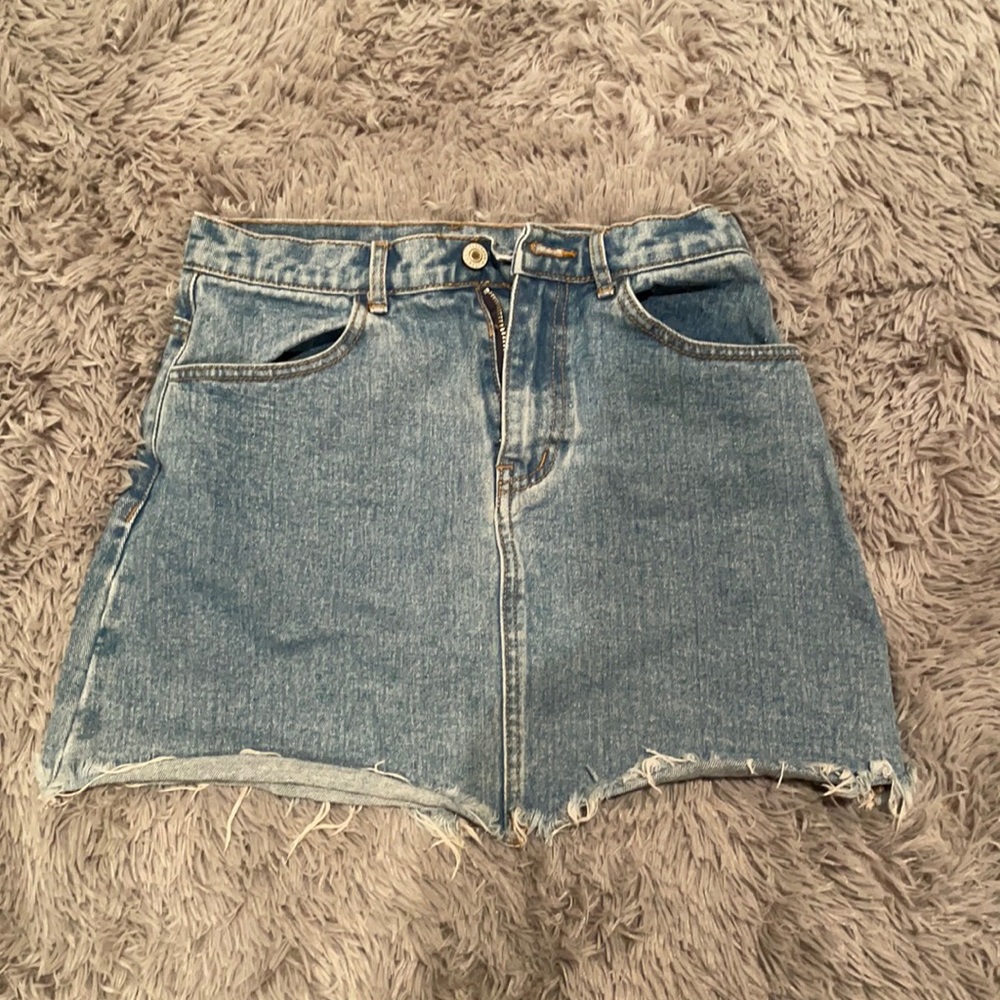 Brandy Melville denim mini skirt